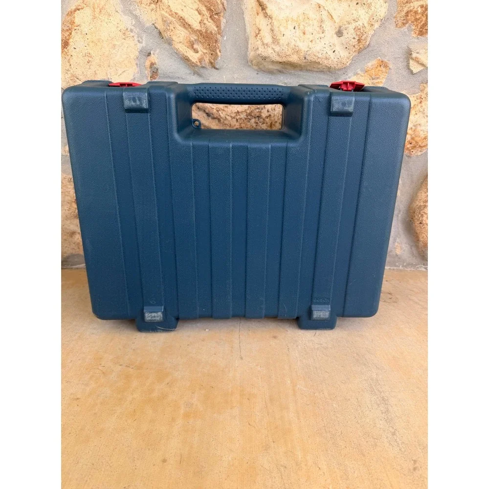 Bosch Blue Plastic Hard Shell Power Tool Carrying Case with Red Latches 19x15x6